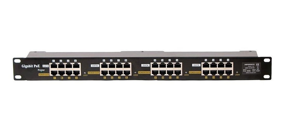 16port Gigabit poe injector