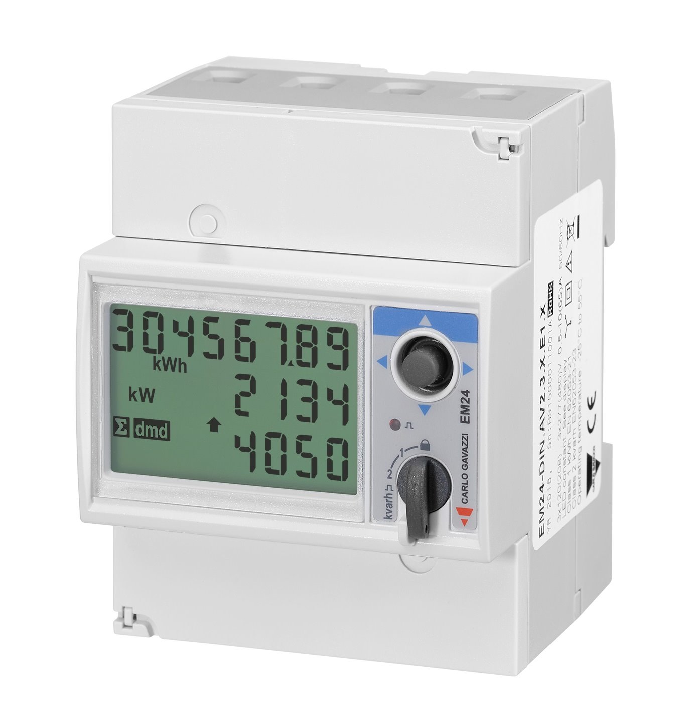 Carlo Gavazzi měřič proudu EM24, 3 fáze - max 65A/fázi, Ethernet