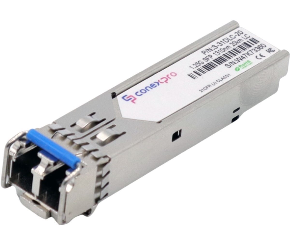 Conexpro 1.25G SFP optický modul, SM, 1310nm, 20km, 2x LC, DDM