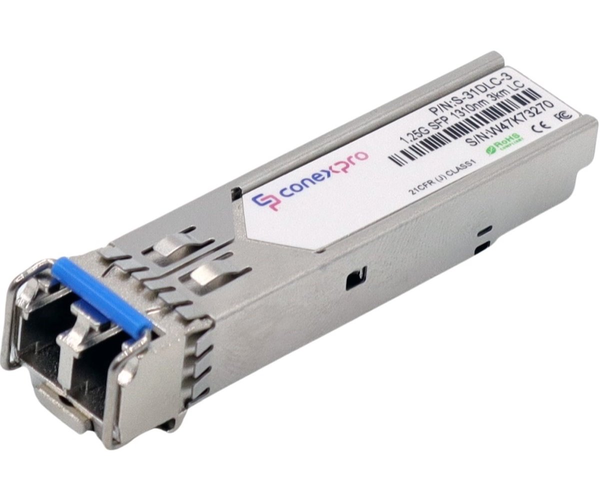 Conexpro 1.25G SFP optický modul, SM, 1310nm, 3km, 2x LC, DDM