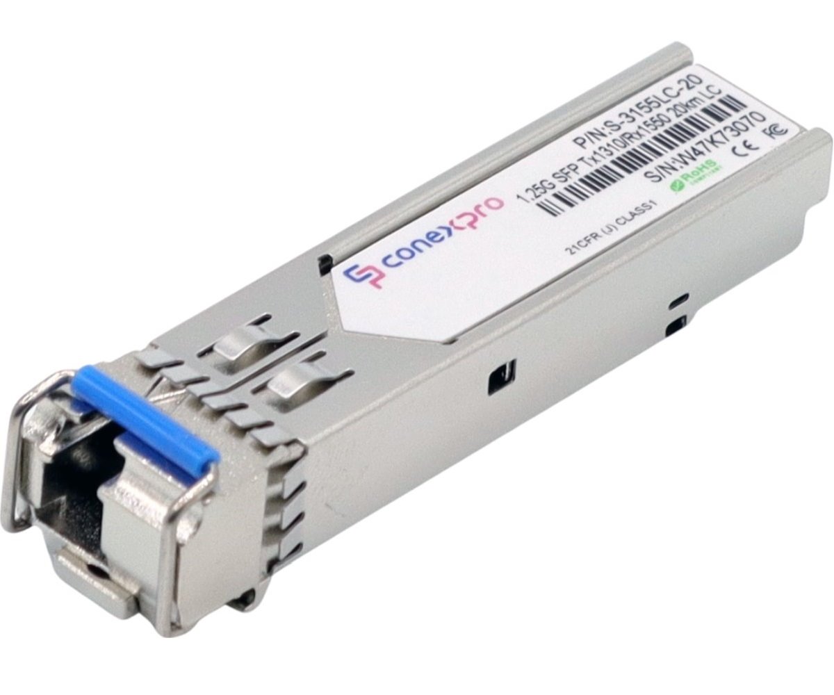 Conexpro 1.25G SFP optický modul, WDM/BiDi, SM, Tx1310/Rx1550nm, 20km, 1x LC, DDM