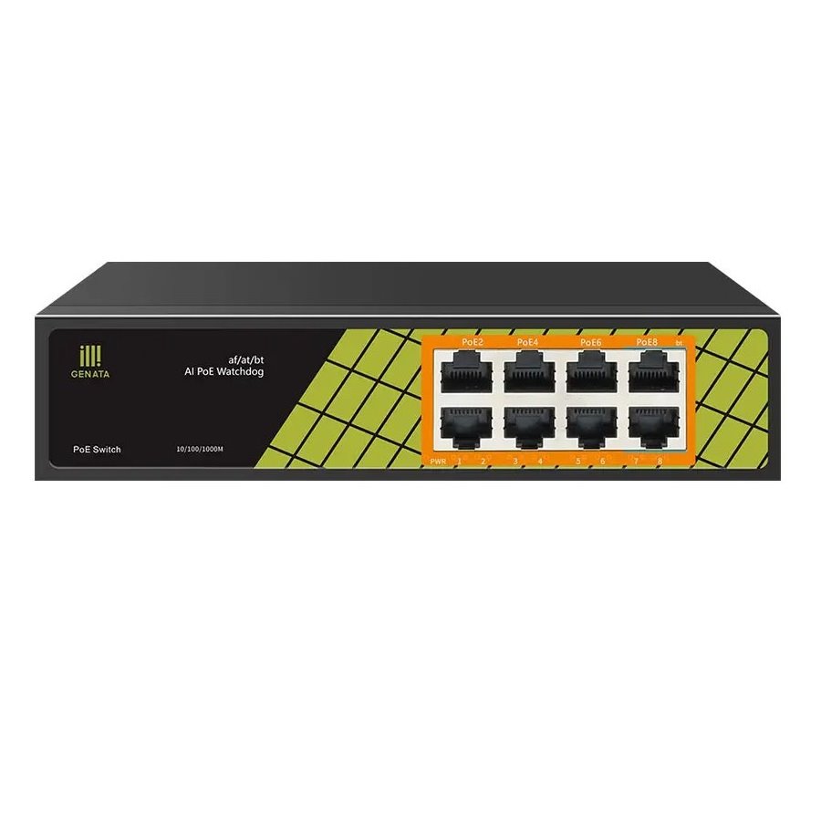 Conexpro GNT-P1008G6, PoE switch, 8x LAN, 8x PoE