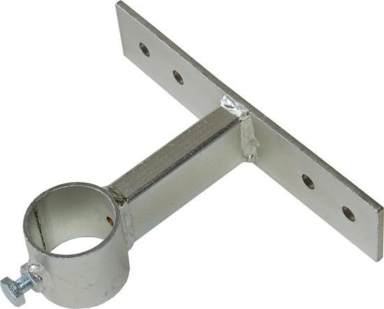 Držák pro upev. stožáru p.48mm, odsazení 10cm, pás. 24cm, šroub