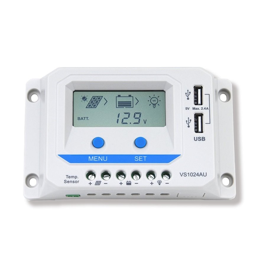 Epever VS1024AU solární PWM regulátor, 12/24V, 10A s LCD displejem série VS