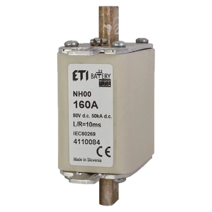 ETI nožová pojistka DC M00 gBat 160A 80V DC