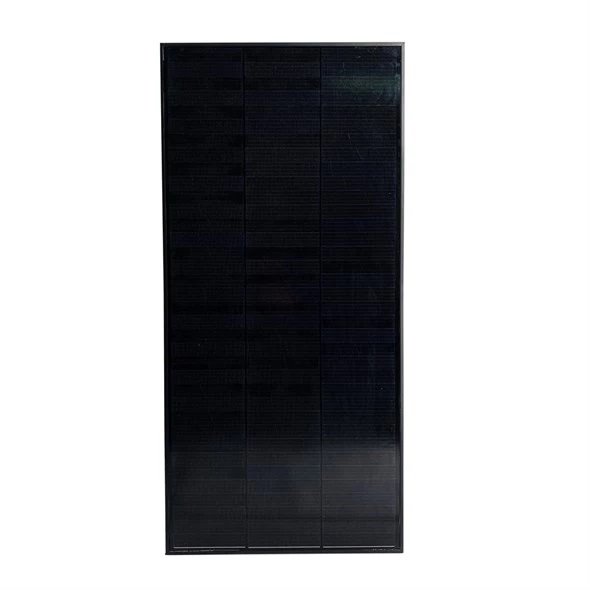 Fotovoltaický solární panel SOLARFAM 130W mono, ČERNÝ rám, Shingle