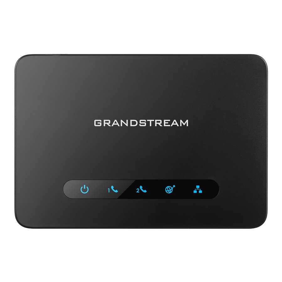 Grandstream HT812 - ATA brána, 2x FX port, 1x 10/100