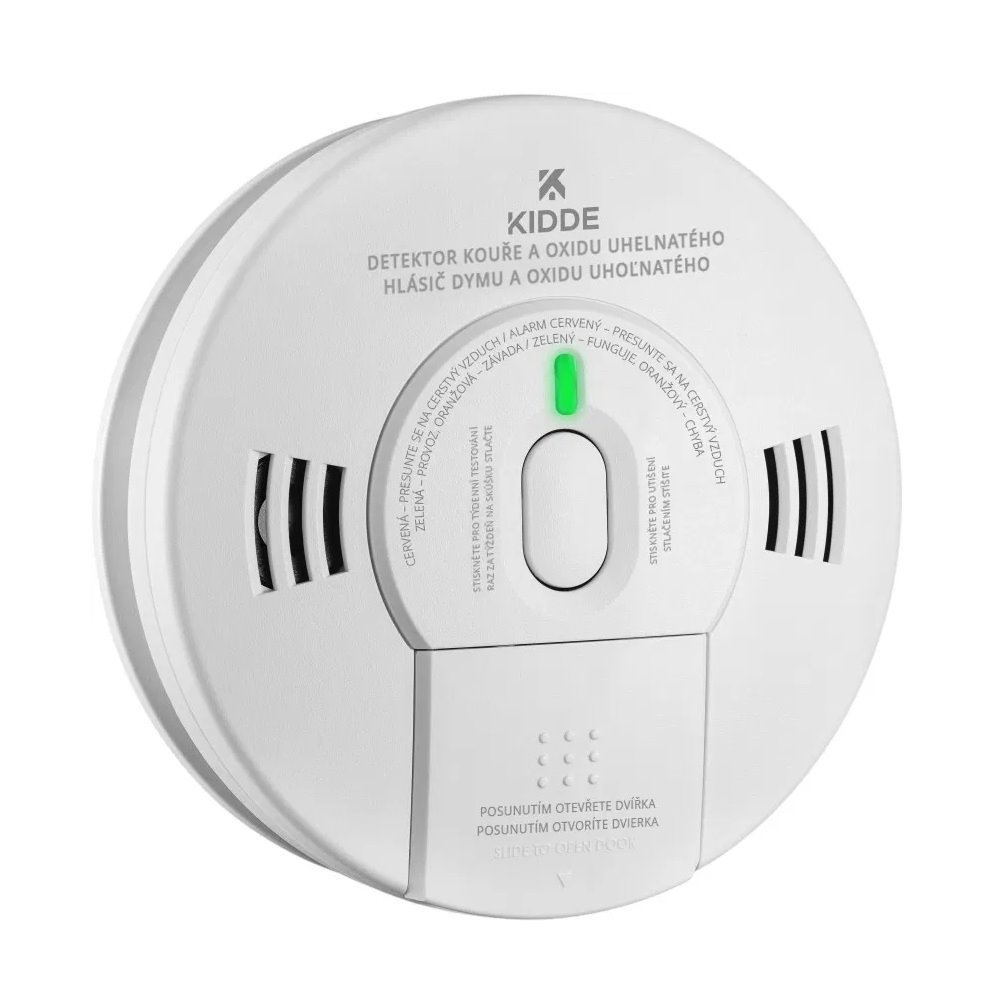 Hlásič plynu CO a hlásič požáru Kidde K10SCO