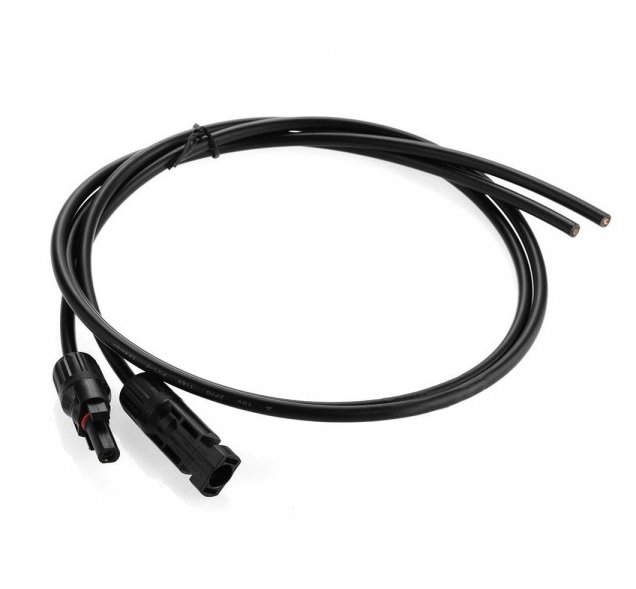 Kabely solární jednostranné, 1x MC4 konektor (1pár), délka 20cm, 10mm2