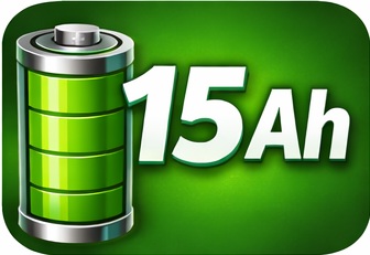 Kapacita baterie 15 [Ah] 