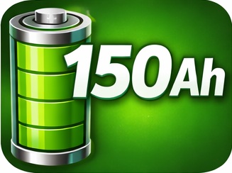 Kapacita baterie 150 [Ah]