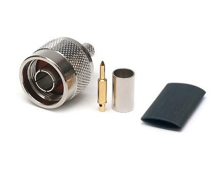 Konektor N Male na kabel RF 5 krimpovací