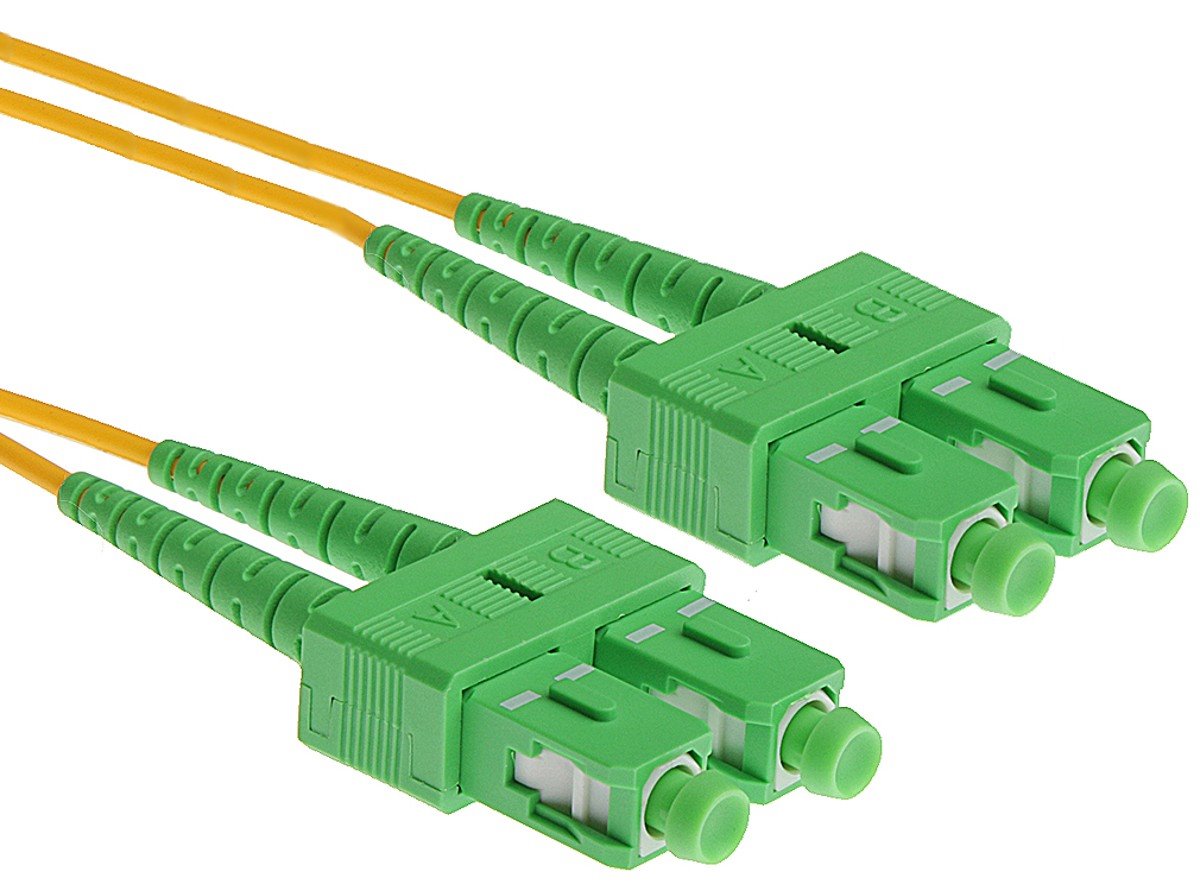 Masterlan optický patch cord, SCapc/SCapc, Duplex, Singlemode 9/125, 5m