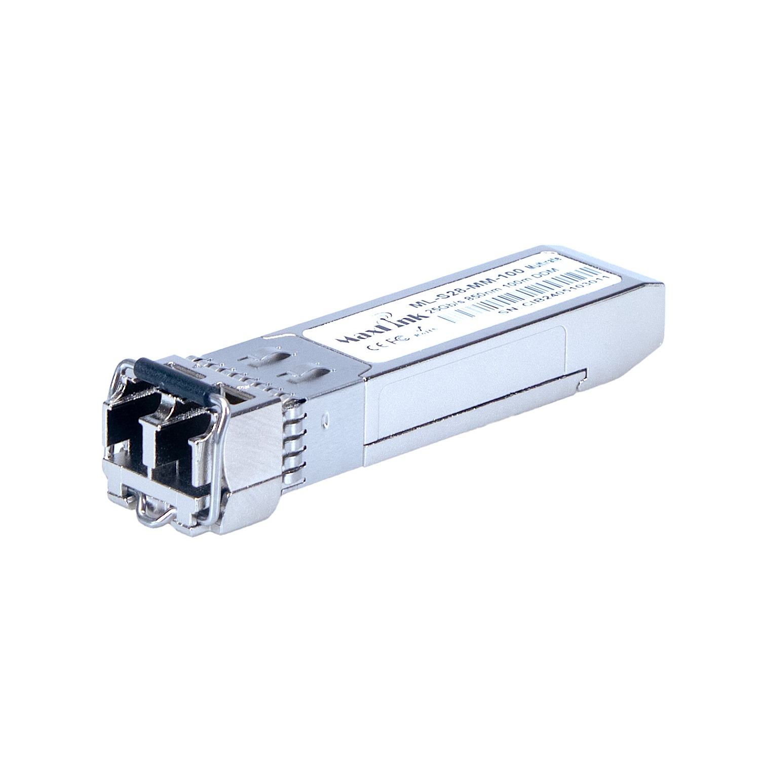 MaxLink 25G SFP28 optický modul, MM, 100m, 2x LC konektor, DDM