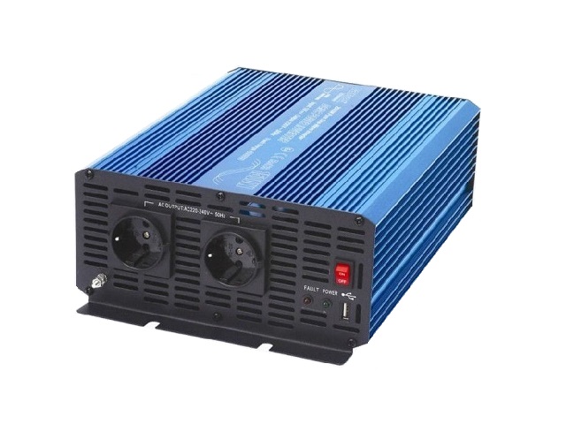 Měnič napětí Carspa P1500UR-24, 24V/230V1500W čistá sinusovka