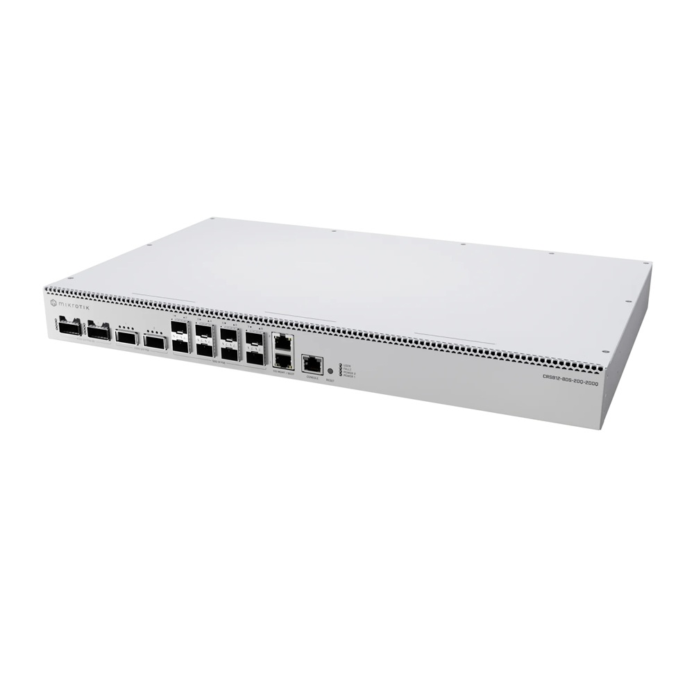 MikroTik Cloud Router Switch CRS812-8DS-2DQ-2DDQ-RM
