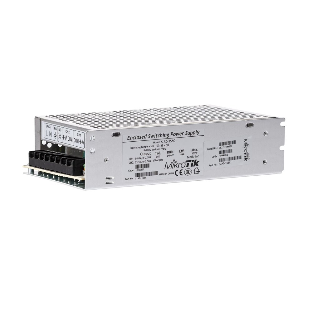 MikroTik S-AD-155C průmyslový zdroj - 54V 2,7A, 156,5W