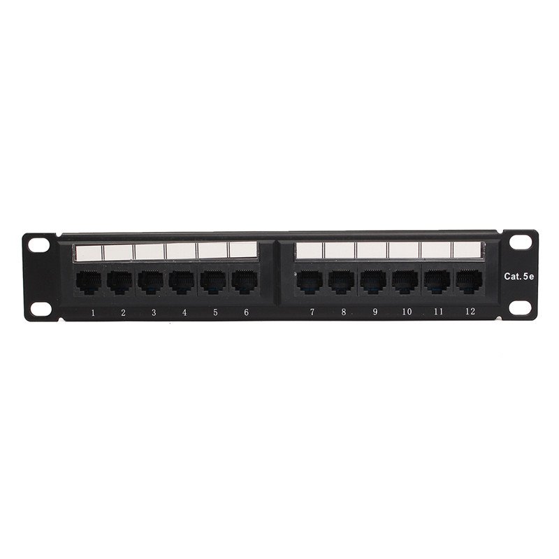 Patch panel LEXI-Net 12 port Cat. 5e UTP 1U/10"