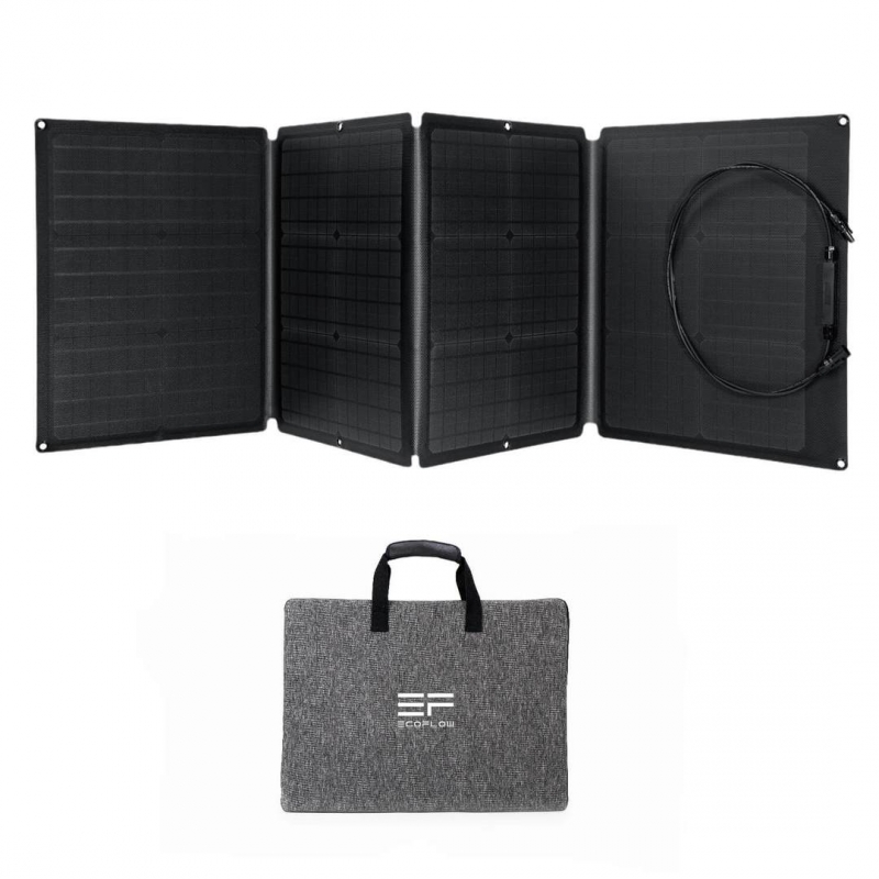 Photovoltaic solar panel EcoFlow 110W monocrystal, portable
