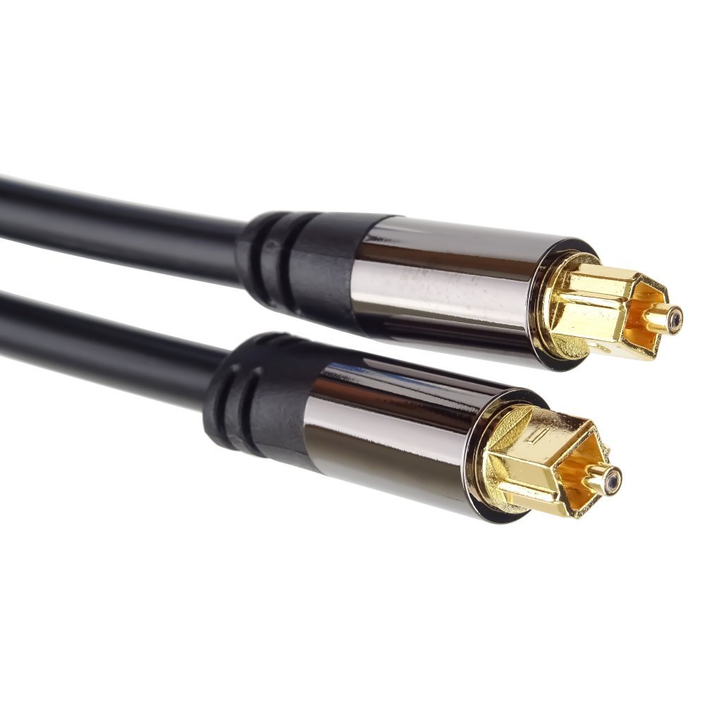 PremiumCord Kabel Toslink M/M, OD:6mm, Gold design 0,5m