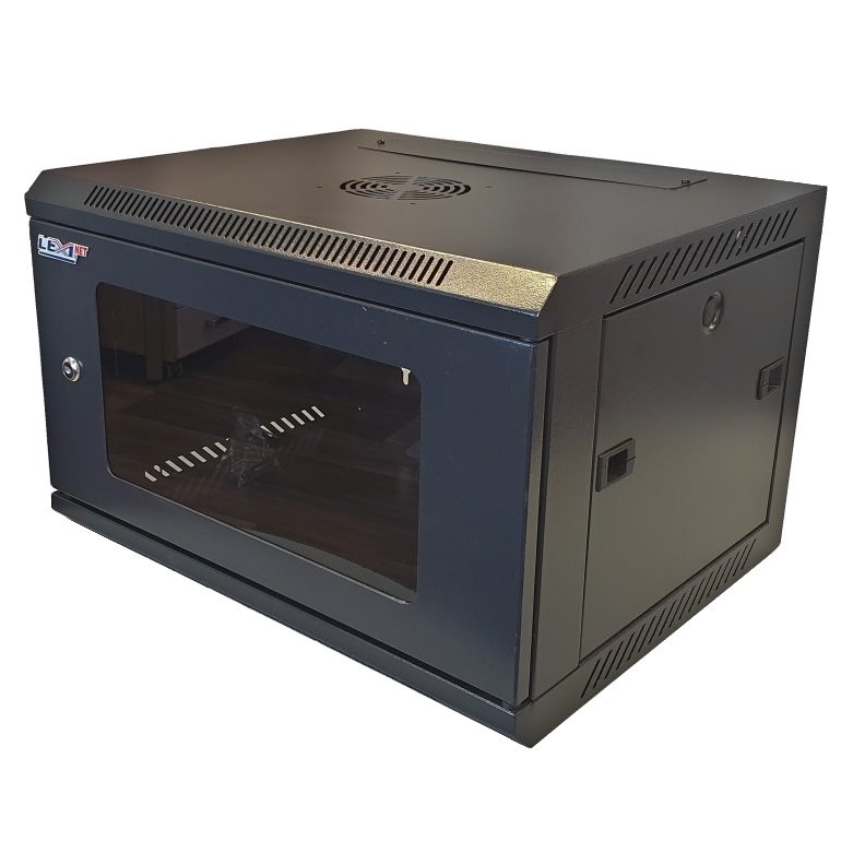 Rozvaděč nástěnný Lexi-NET 9U 600/450 černý