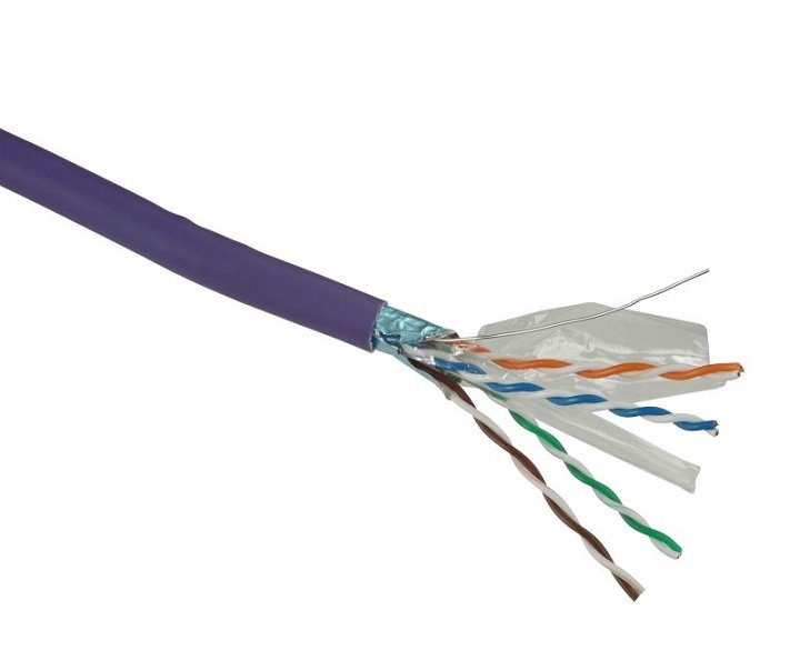 Solarix kabel CAT6 FTP drát 500m cívka LSOH, SXKD-6-FTP-LSOH