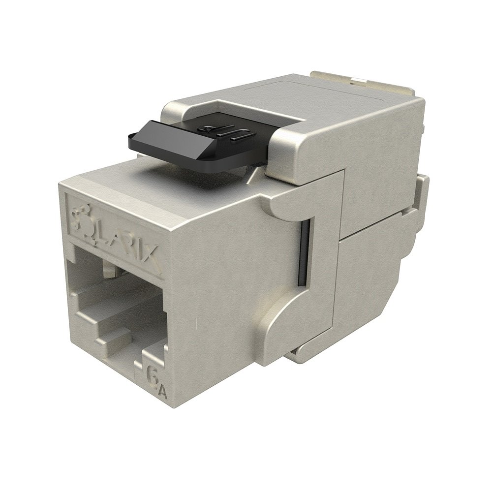 Solarix Keystone samořezný 10G CAT6A STP RJ45, SXKJ-10G-STP-BK-SA