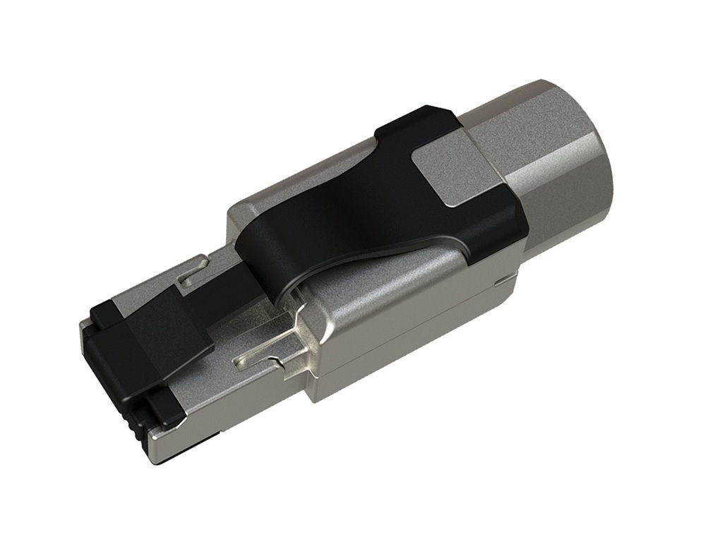 Solarix konektor MPTL RJ45 CAT6A STP samořezný SXRJ45-6A-STP-BK-SA-N