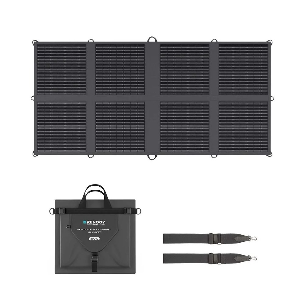 Solární panel Renogy 200W mono, přenosný, solar blanket
