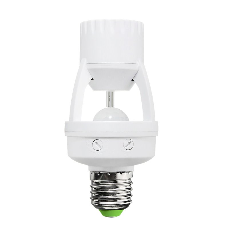 Solight PIR senzor 360° pro E27 žárovku, bílý, 230V/60W