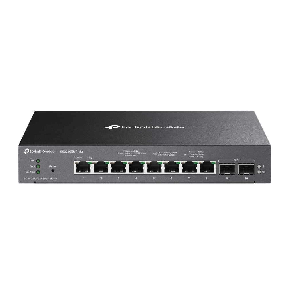 TP-Link SG2210XMP-M2 Omada PoE+ switch