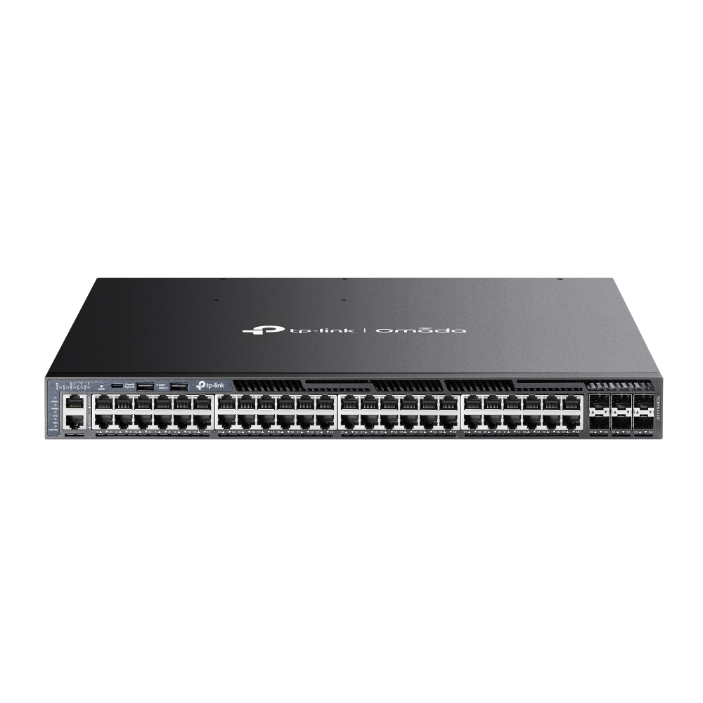 TP-Link SG6654XHP Omada 48-Portový Gigabitový Stackable L3 PoE+ Switch