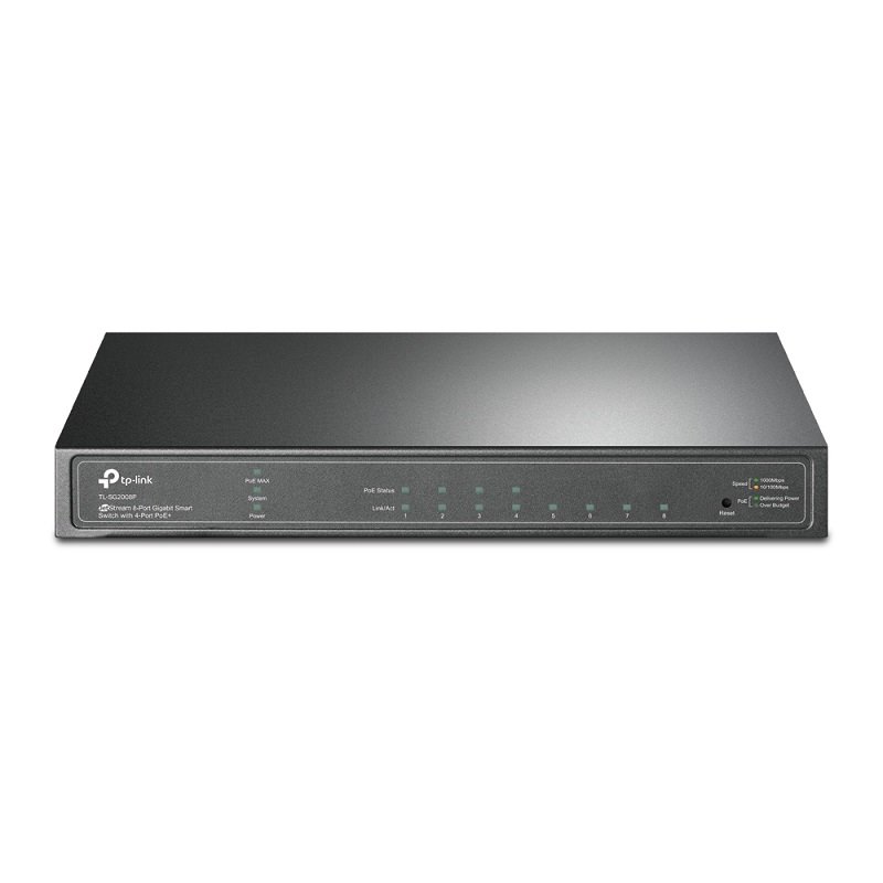 TP-Link TL-SG2008P JetStream Smart Switch, 8x GLAN, 4x PoE