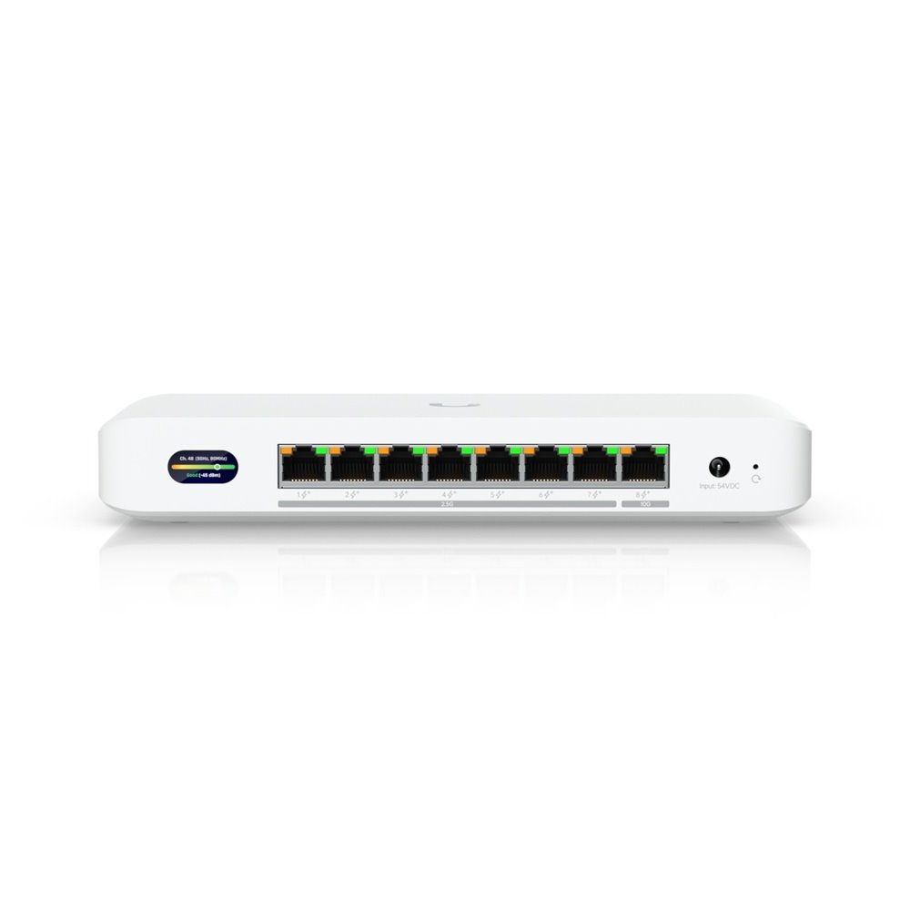 Ubiquiti UDB-Switch, UniFi 2.5G PoE switch s Wi-Fi 7 bridgem