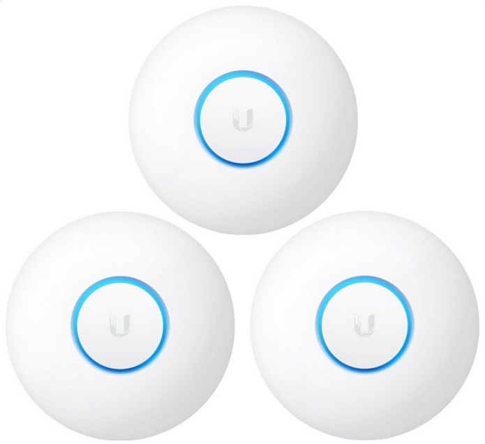 Ubiquiti UniFi UAP-nanoHD-3, Wave2 AC AP, bez PoE adaptéru, 3-pack