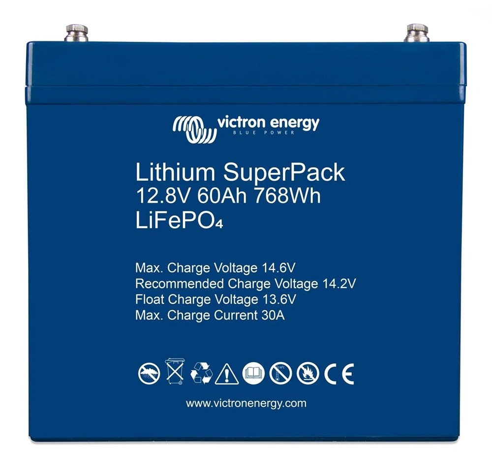 Victron Energy LiFePO4 baterie 12,8V/60Ah Lithium SuperPack