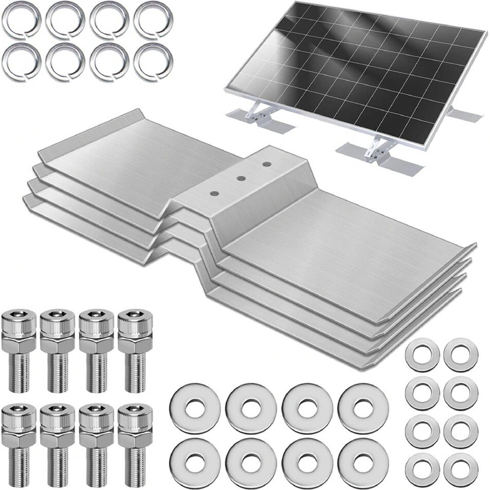 Zátěžová montážní sada MHPower pro solární panely na rovnou střechu, bez vrtání, sada 4ks